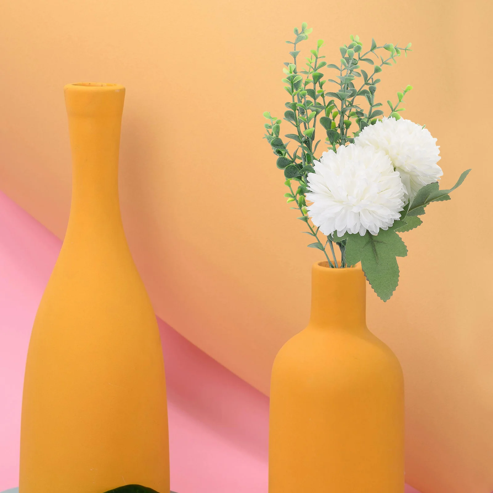 

Artificial Chrysanthemum Ball Lifelike Fake Mums For Diy Wedding Bouquets Bridal Shower Table Centerpieces Home Garden