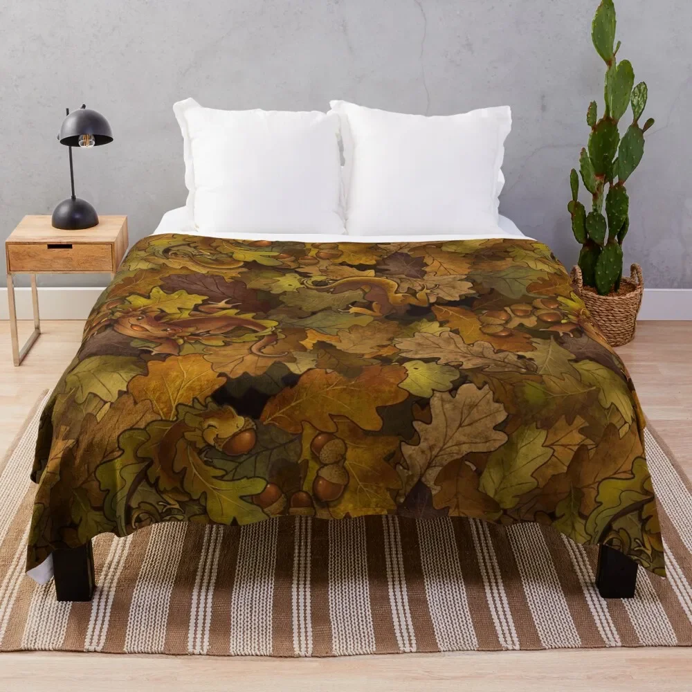

Oak Tree Dracorn Throw Blanket Machine Washable Soft Warm Blanket