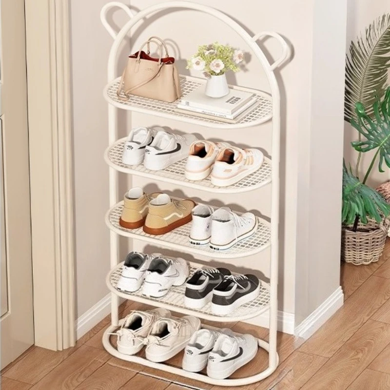 Home multi-layer shoe rack simple indoor good-looking Shoe cupboard popular wrought iron Slim meuble chaussures Hall furniture