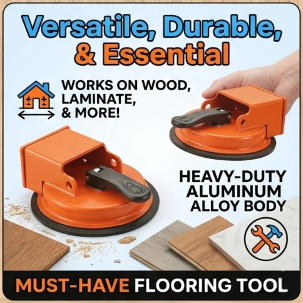 

Инструмент для устранения зазоров в напольных покрытиях из алюминиевого сплава, сверхмощный, с присоской, для ламината и деревянных полов, инструмент для выравнивания зазоров