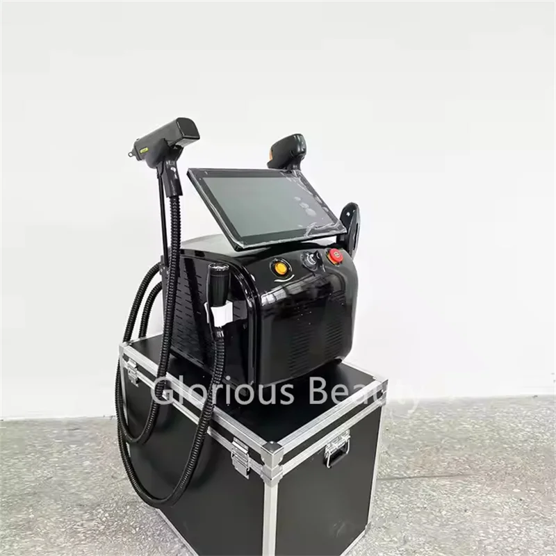 

2025 Multifunction 4 In 1 Ice Tianium Platinum Diode Laser 808NM Hair Removal Machine IPL Nd Yag Laser Sopra Nose Tip Option