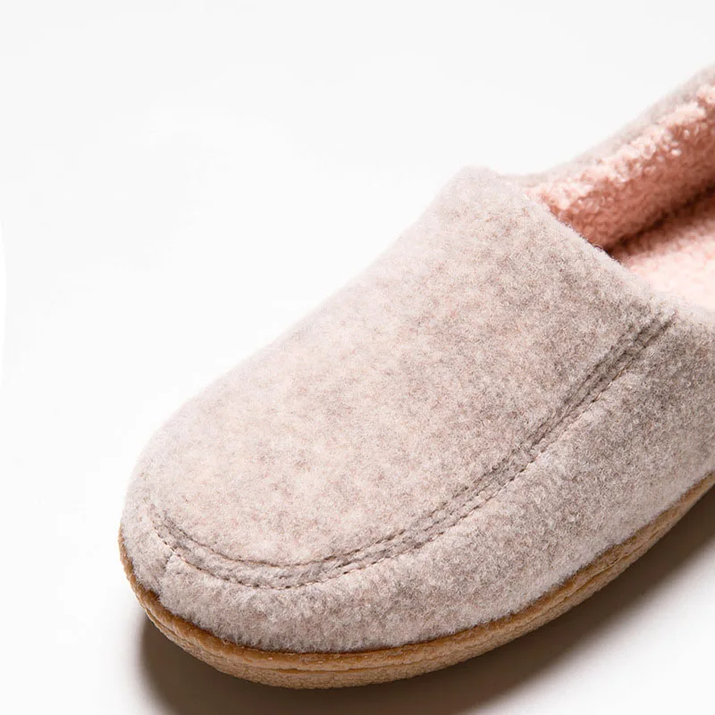 Kidmi-Chinelos de pelúcia fuzzy feminino, forrado, deslizante, interior, aconchegante, sapatos de casa, ao ar livre, antiderrapante, respirável,