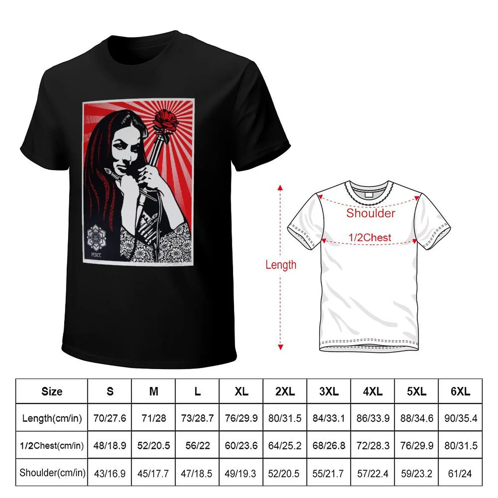 Art by Shepard Fairey, Shepard Fairey Art urbain T-Shirt Modern Style Print T-Shirt