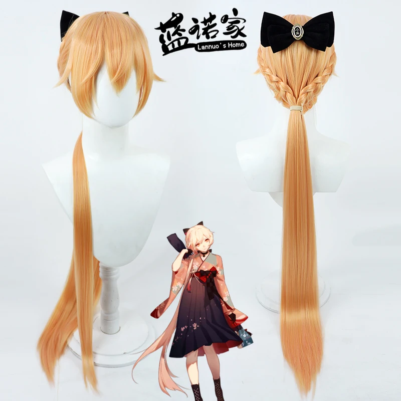 

Anime Girls' Frontline OTS-14 Cosplay Wig Halloween Carnival Party Props Synthetic Hair Heat Resistant Fiber + Wig Cap