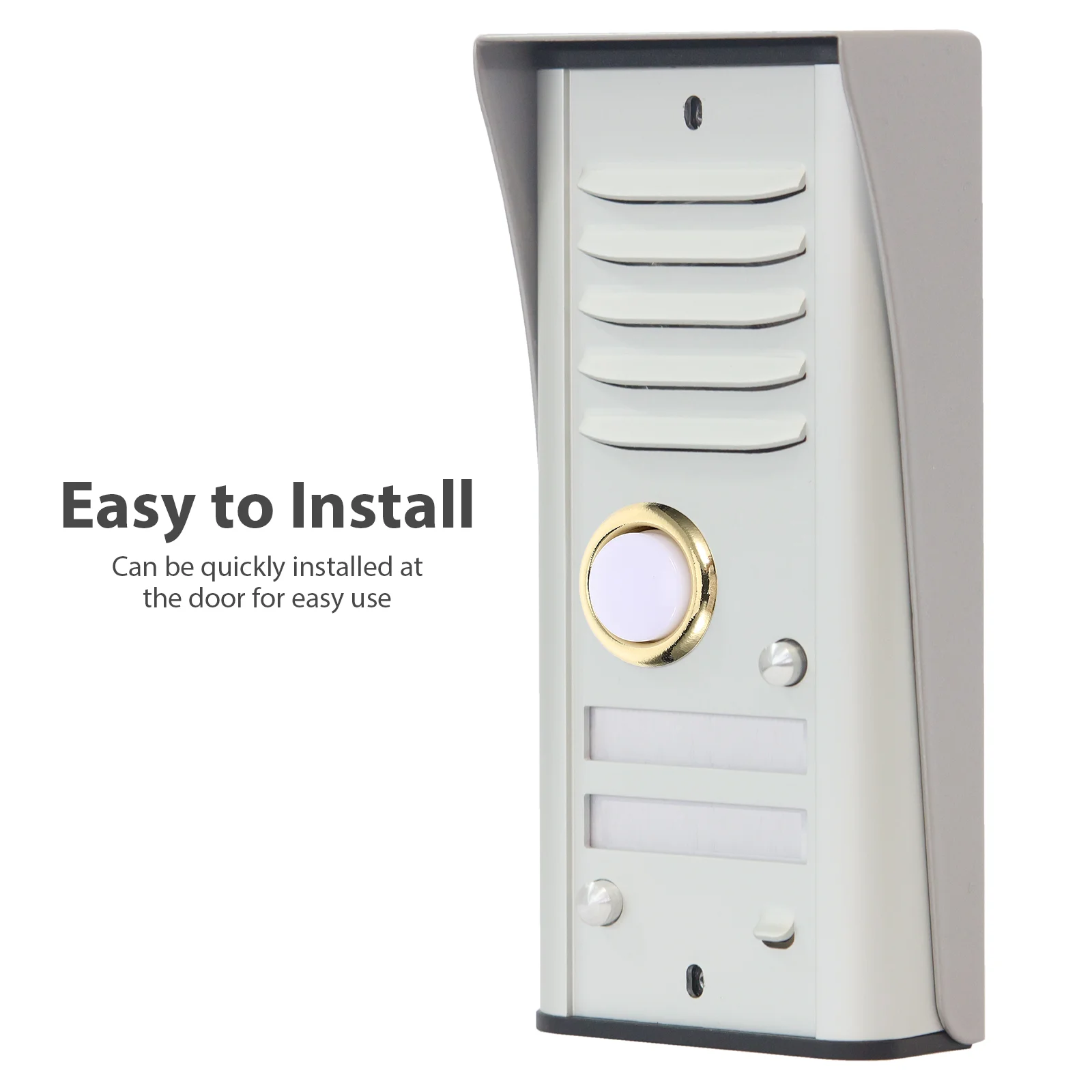 Retro Doorbell Switch Chime Button Push for Home Shine Sturdy Universal Alloy Replaceable Durable