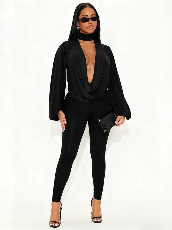 

Длинные леггинсы свевого цвета, комплект прямых брюк с высокой талией, женская повседневная одежда, материал ПВХ, дизайн со средней и низкой талией