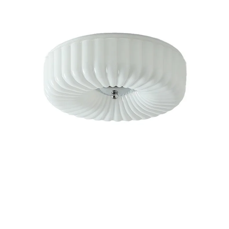 

Bauhaus cream style minimalist master bedroom ceiling light, French medieval creative light