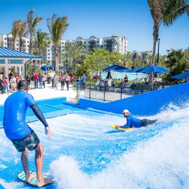 Single Lane Surf Simulator Portable Surf Wave Machine For Family Entertainment Park Durable Surf Simulator Device