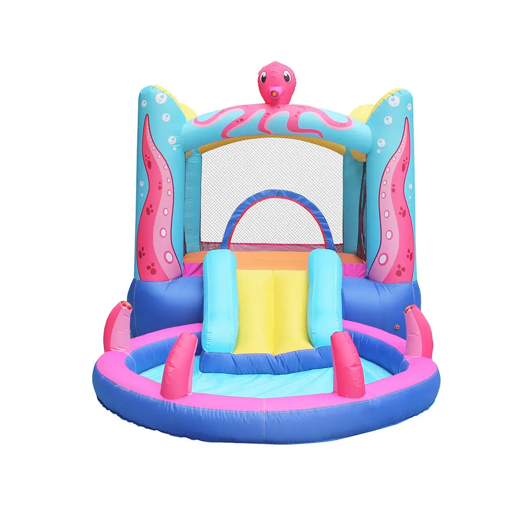 Factory Customized Octopus Model Inflatable Water Slide Bounce House Inflatable Castle Inflatable Trampoline