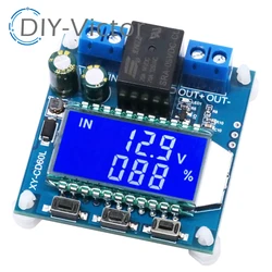 Lithium/Lead-acid Battery Charger Discharge Control Module LCD Display Undervoltage Overcharge Protector Board XY-CD60L DC 6-60V