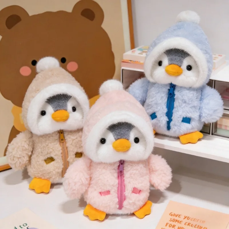 

New Product Plush Toy Doll Dress-up Hooded Antarctic Penguin Doll Girl's Birthday Gift