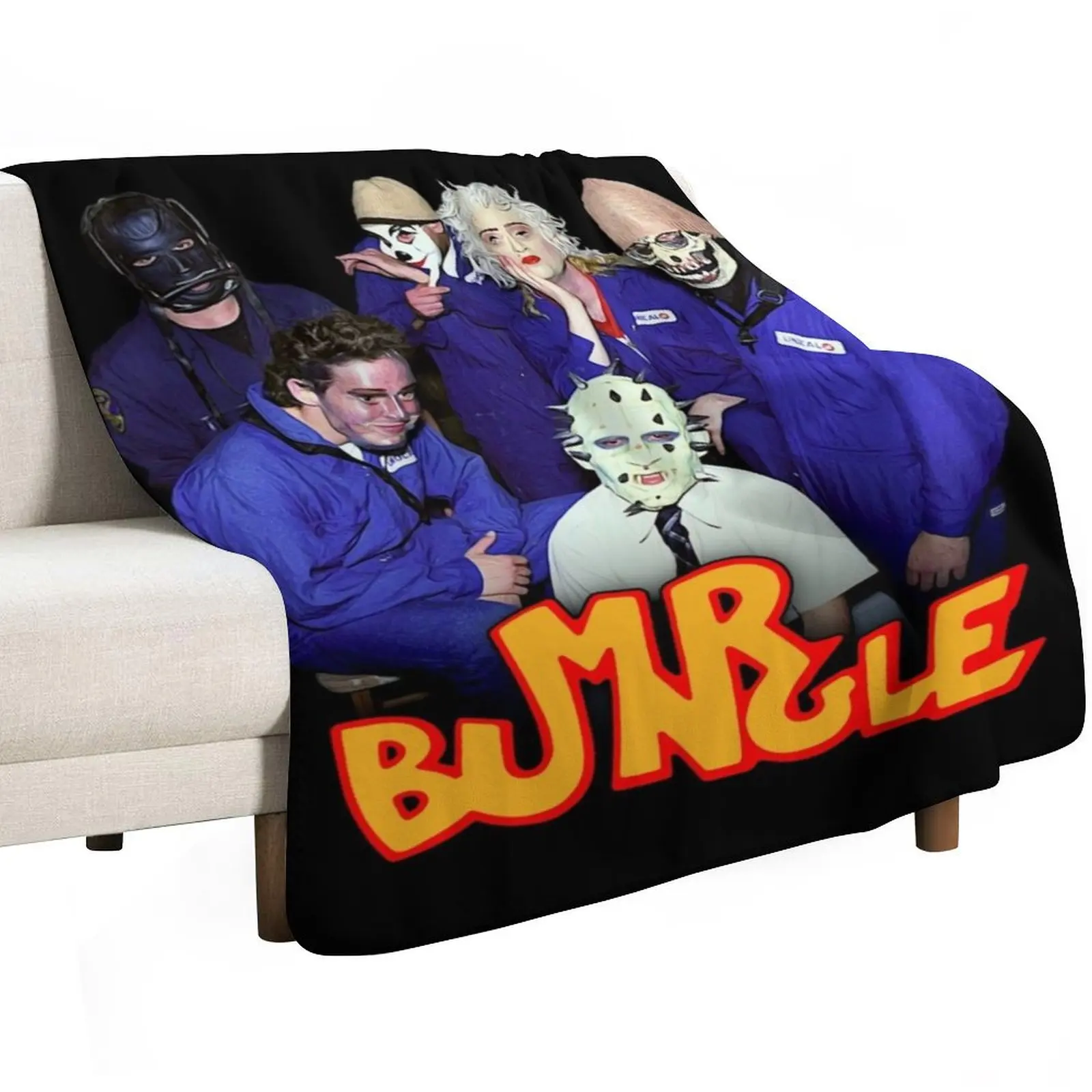 Mr. Bungle 'Band Portrait' Throw Blanket Decorative Beds Soft christmas gifts Quilt Summer Beddings Blankets