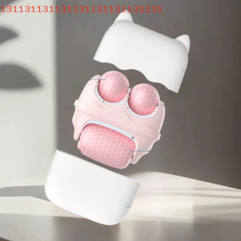 Dispositif de Massage sur glace à compression froide à rouleau à Double tête 2 en 1, masseur multifonctionnel pour soulager et rafraîchir l'œdème