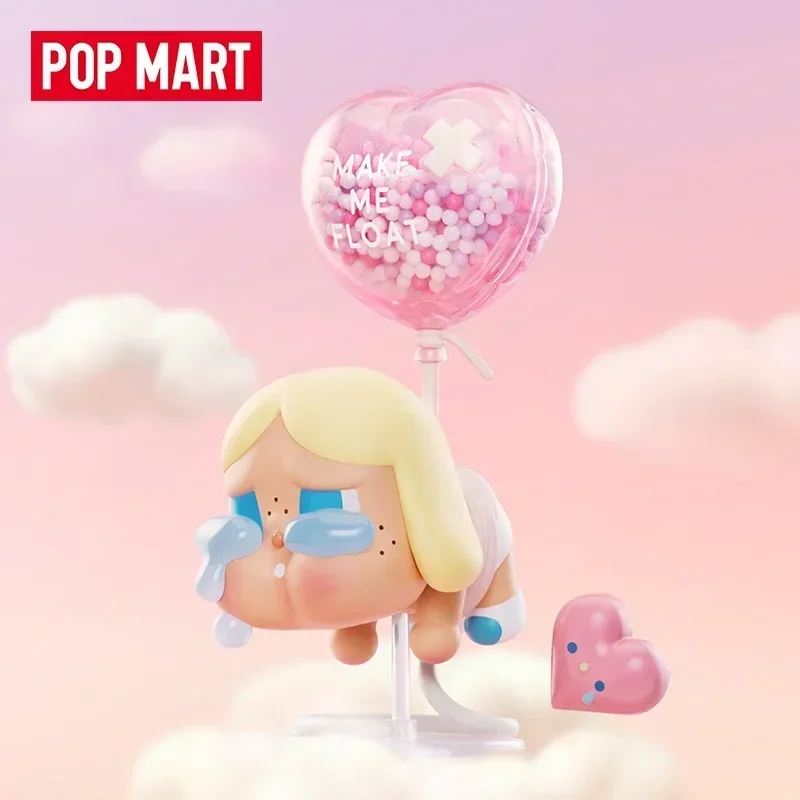 POPMART CRYBABY MAKE ME FLOAT Seria Wiszących Kartek z Figurkami Blind Box Torebka Niespodzianka Mystery Box Zabawki Lalka Śliczna Figurka Anime
