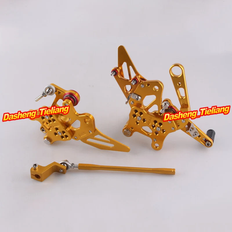 Motorcycle Adjustable Rear Set Footrests Foot Pegs Assembly For Aprilia RSV4 2009-2011 Spare Parts