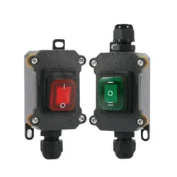 Waterproof Switch IP65 Waterproof Ship Type Switch 220V/24V/16A/30A Rain Proof Outside Electrical Room Ampere Box Second Gear