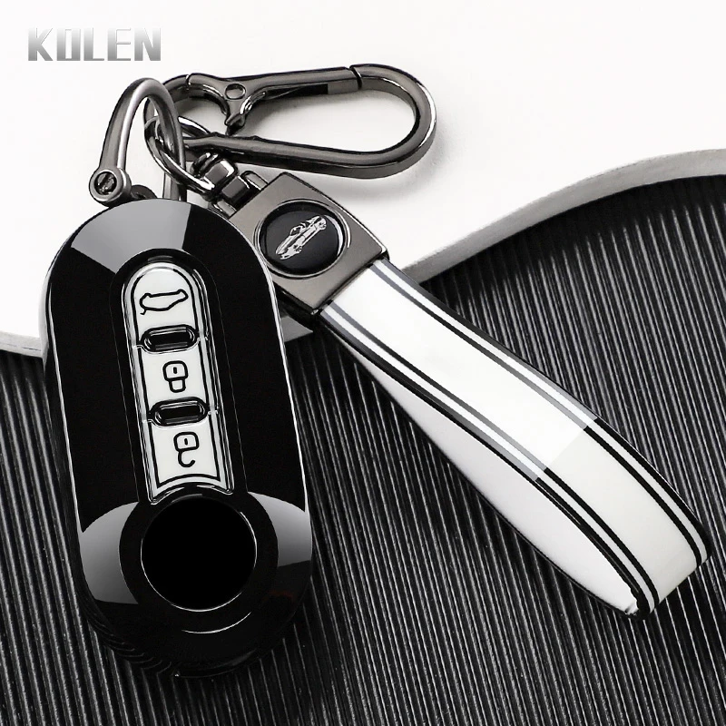 Premium TPU Autoschlüssel-Schutzhülle für Fiat 500 Ducato Panda 500L Punto Lancia Musa für Citroen Schlüsselschutz Zubehör – Detail 3