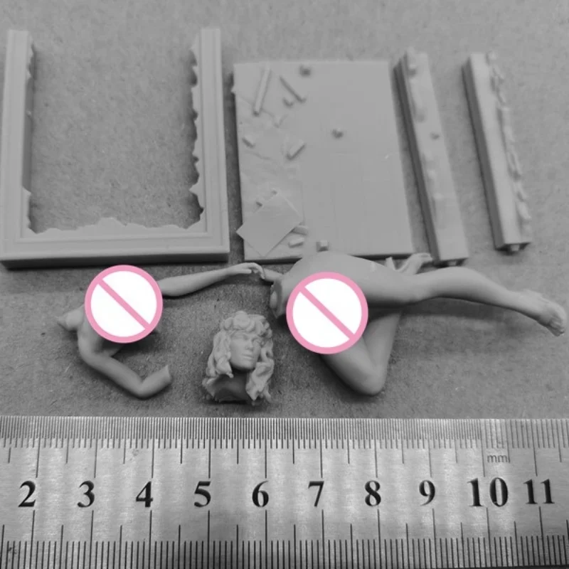 Kit de modelo de figura de resina, escala 1/24, 75mm, kits de construcción de figuras de resina fundida a presión, Diorama de Hobby sin montar y sin pintar, envío gratis