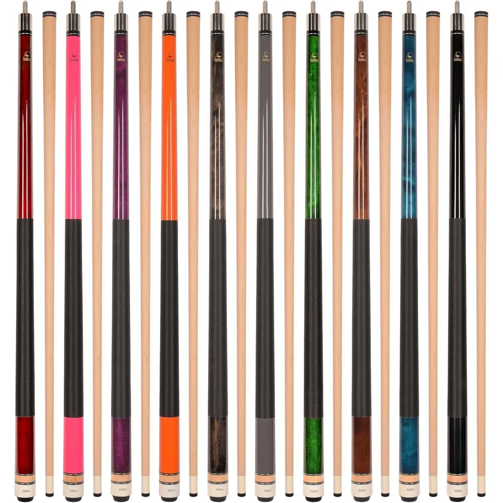 

Набор бильярдных киев Aska L2, 58 дюймов, твердый рок, канадский клен, соединение 5/16x18, 13 мм, твердый наконечник, смешанные весы, бильярдный кий