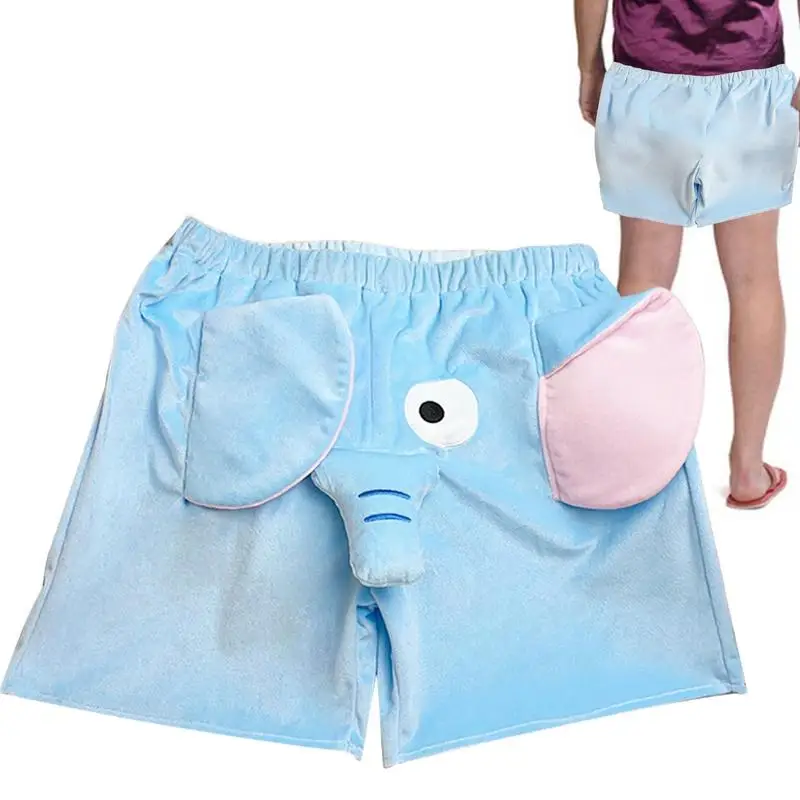 Spoof Elephant Shorts Game Fun T Pants Prank Bird Underwear Cute Cartoon Home Pants Elephant Summer At Home Casual Shorts