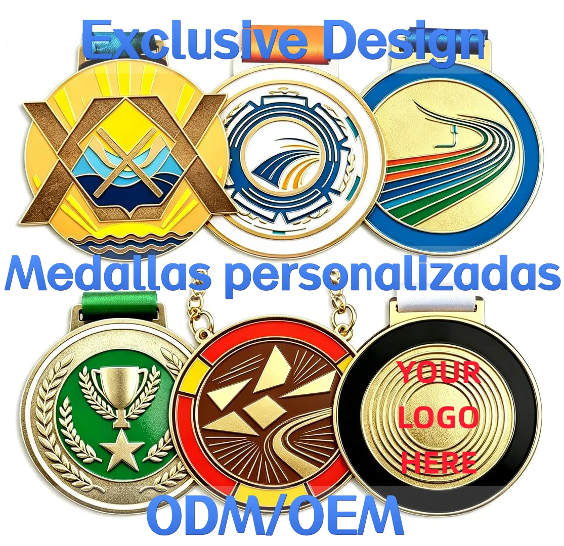 Custom Metal Medals Annual Unity Martial Arts Festival World Taekwondo Federation Medal Cheap Custom Metal Sports Medals