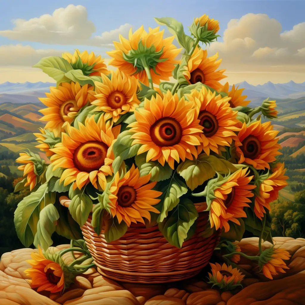 

CHENISTORY Diamond Paintings Full Round Kits Sunflower 5D Diy Craft Diamond Embroidery Picture Rhinestone Mosaic Home Decor Gift