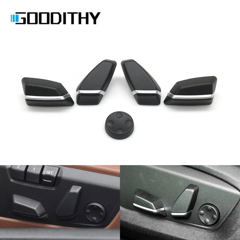 Car Front Seat Left Right Electric Sliding Backrest Lumbar Support Adjustment Switch Buttons For BMW F10 F11 F07 F06 F01 F15 F16