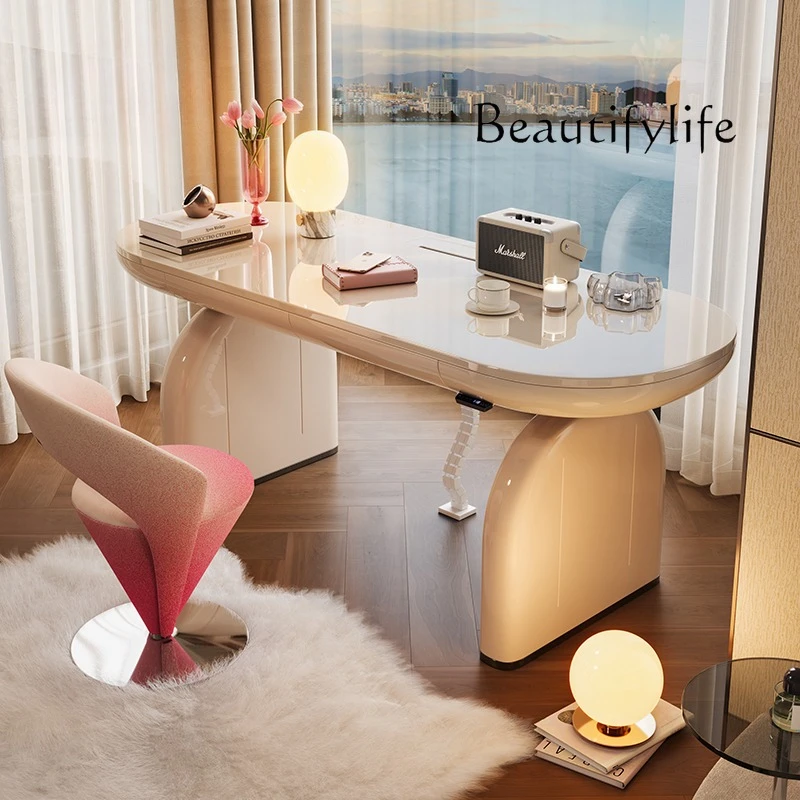 

Italian light luxury dining chair high-end dressing table designer makeup stool designer high-end