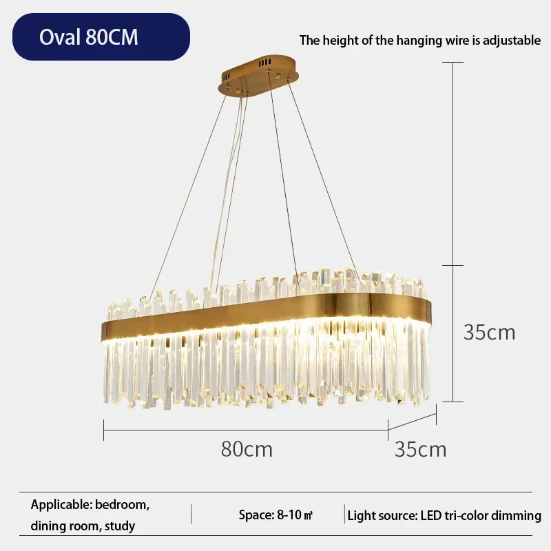 Luxe gouden kristallen plafondhanglamp bescheiden woonkamer eettafel kamer keuken hangende kroonluchter woondecoratie binnenlampen