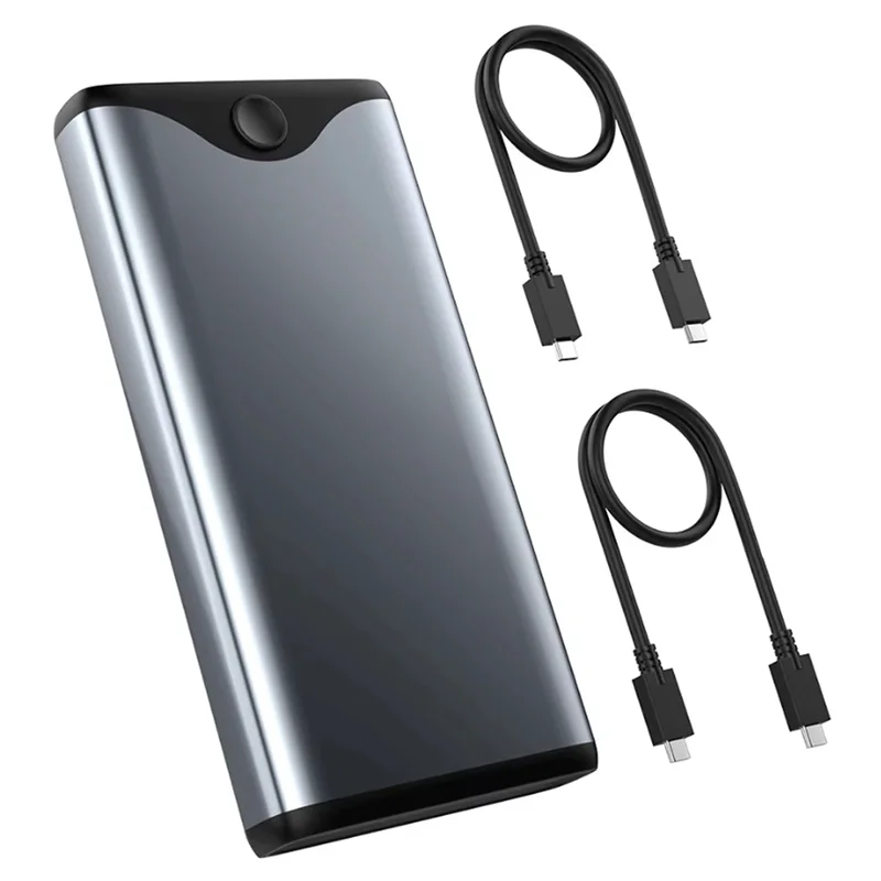 

Корпус твердотельного накопителя с двумя отсеками VO-USB3.2 Gen2 Type-C для приводов M. 2 Nvme SATA 10 Гбит/с/5 Гбит/с до 8 ТБ