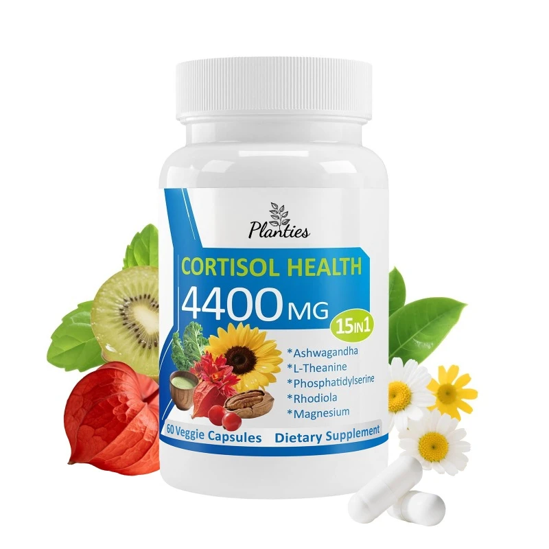 

Cortisol Supplement, Containing Magnesium To Support Cortisol Health and Relaxation, Stress Management -60 Capsules