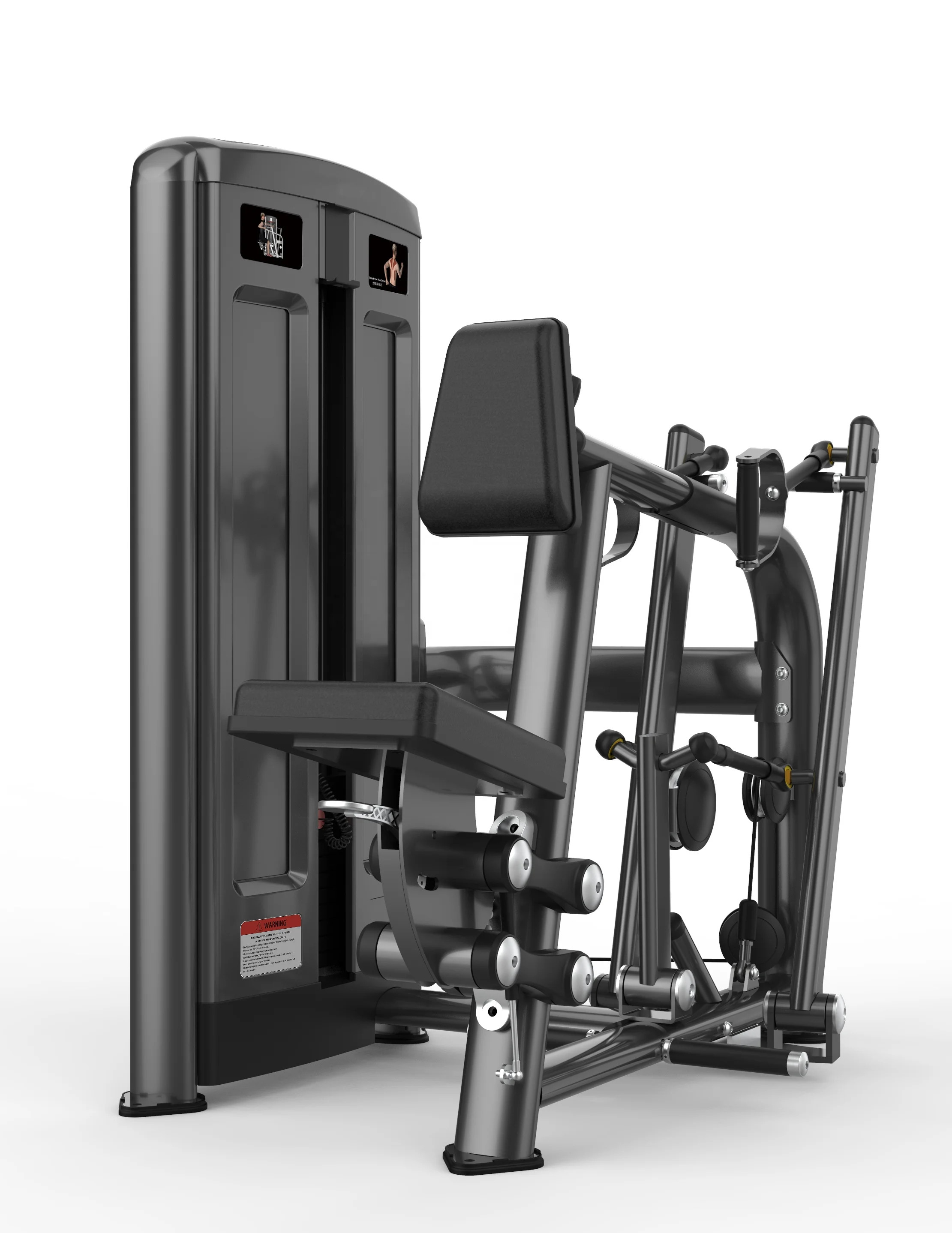 SM709PRO Wholesale Hot Selling Gym Back Muscles Relax Pin Loaded Seated Row/Rear Delt Machine