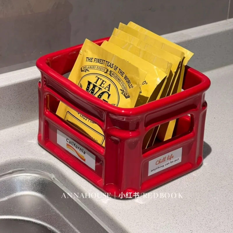 سلال تخزين سيراميك متعددة الوظائف لتوابل المطبخ والقهوة والوجبات الخفيفة. منظم المنزل والمكتب. #6