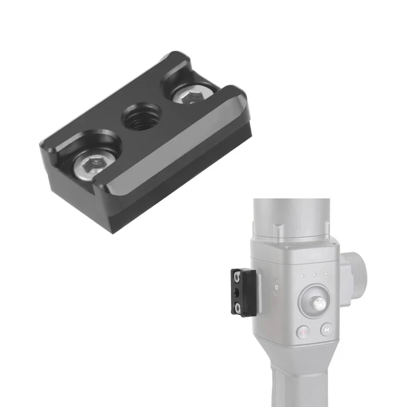 Placa de suporte de monitor para dji ronin sc rs3 rs4 estabilizador extensão titular adaptador m4 1/4 parafuso handheld cardan acessórios