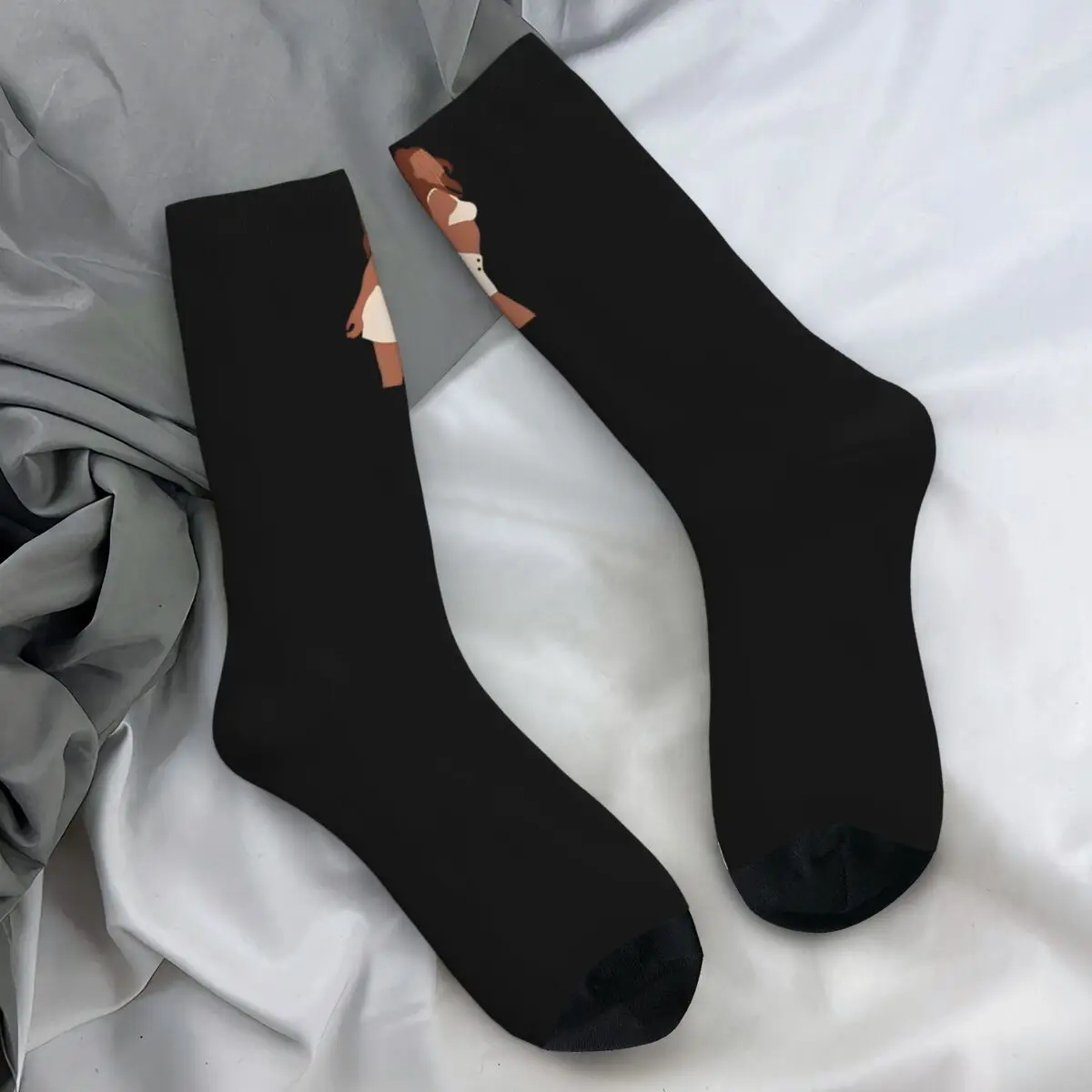 Mariah Carey Stockings Printed Fashion Socks Spring Anti Sweat Socks Men's Outdoor Sports High Quality Socks