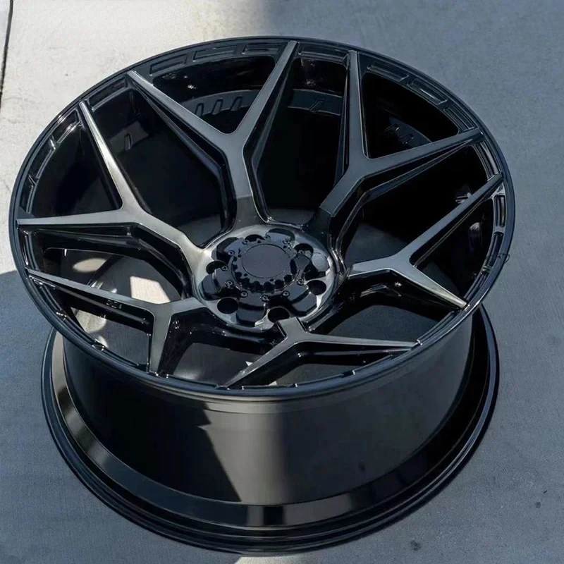 Integral 2 Piece Luxury Forged Alloy Recessed Car Wheels 5x114.3 5x120 5x130 5x112 15 18 19 20 22