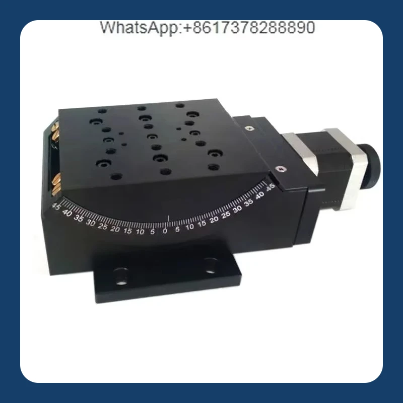 

Motorized Goniometer Stage, Electric Goniometer Platform, Rotation Range: +/- 45 degree