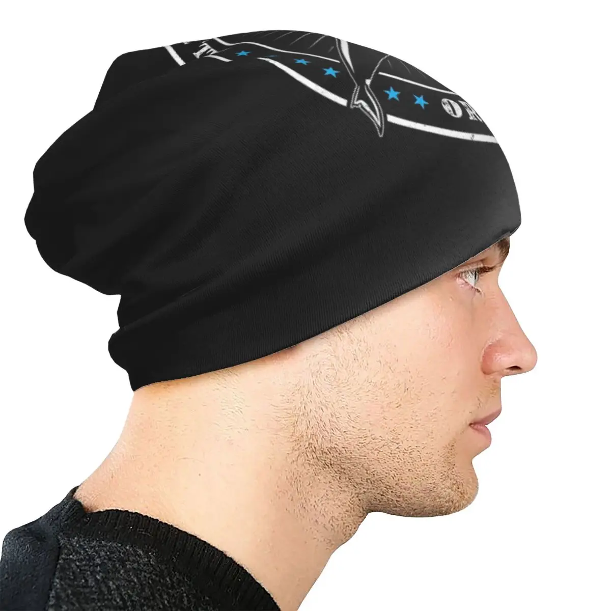 حسنًا هذا هو Orcaward Orca الحوت البحر المفترس الأسماك Skullies قبعة حريمي الخريف الشتاء في الهواء الطلق قبعة محبوك بونيه قبعات الكبار