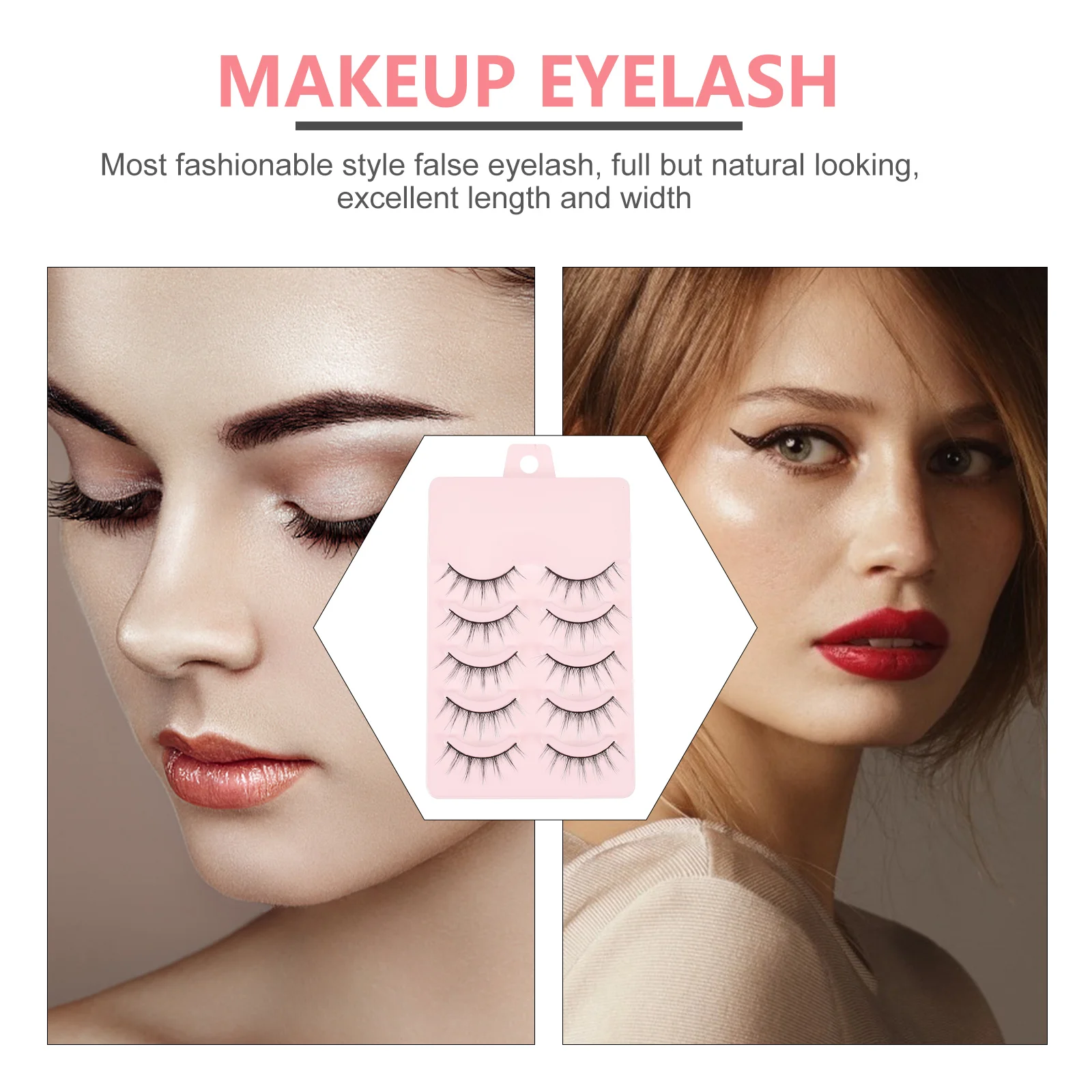 

5 Pairs 3D Eyelashes Self Adhesive Cluster Extension Reusable False Lashes Natural Lower lashes Long Time Use Fluttery Effect