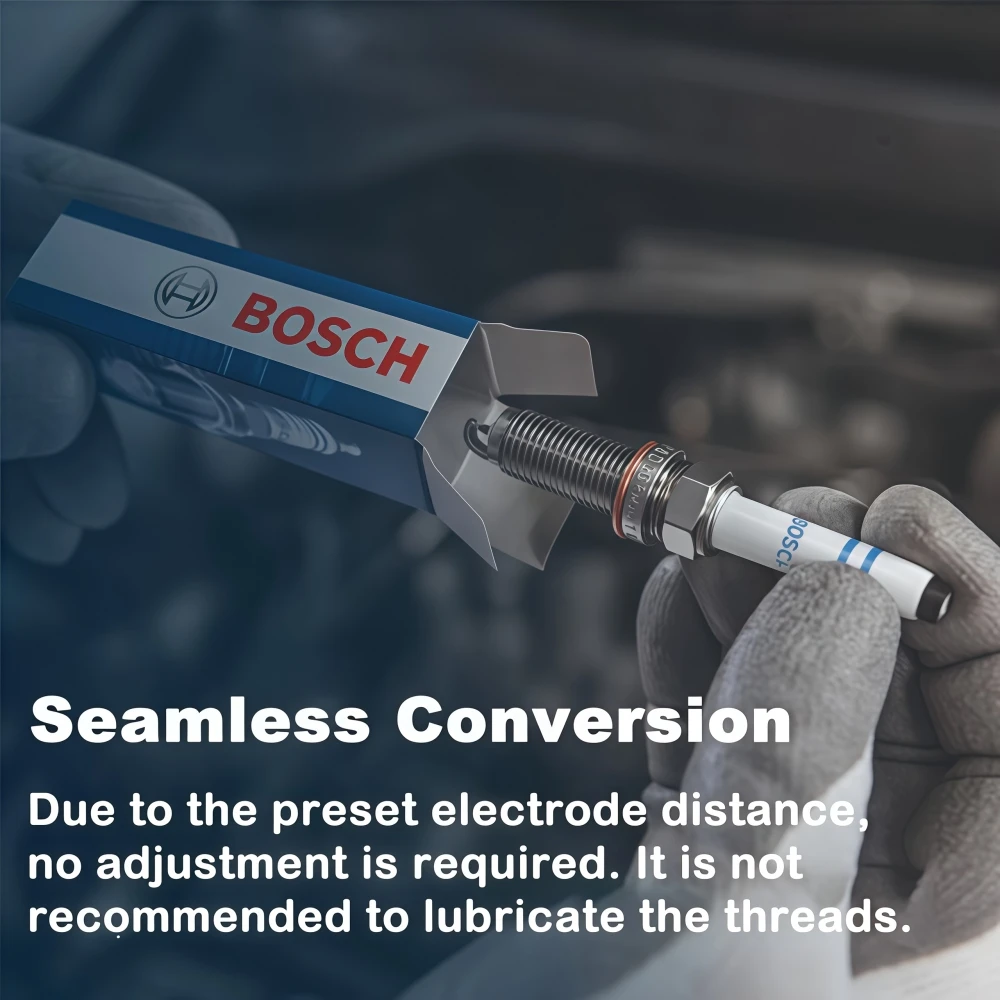 Premium Bosch W7BC Plug Full Combustion Reduce Fuel Consumption Vintage Motorcycle Spare Parts view 4