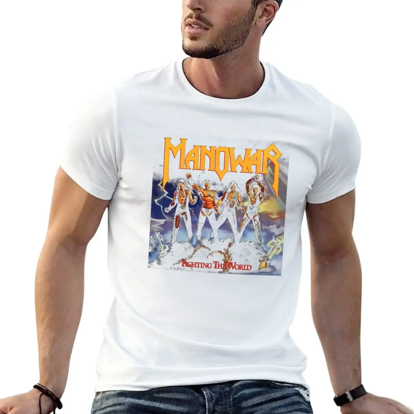 

New fighting manowar the world tour 2019 tvri T-Shirt sports fan t-shirts tops t shirts men