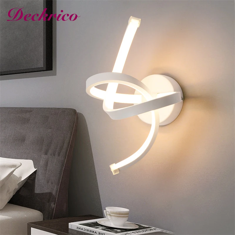 

Modern 14W Wall Sconce Lamp Bedside Night Light Stair Lighting Aisle Interior Led Wall Light Sleeping Reading Home Decor Lustres