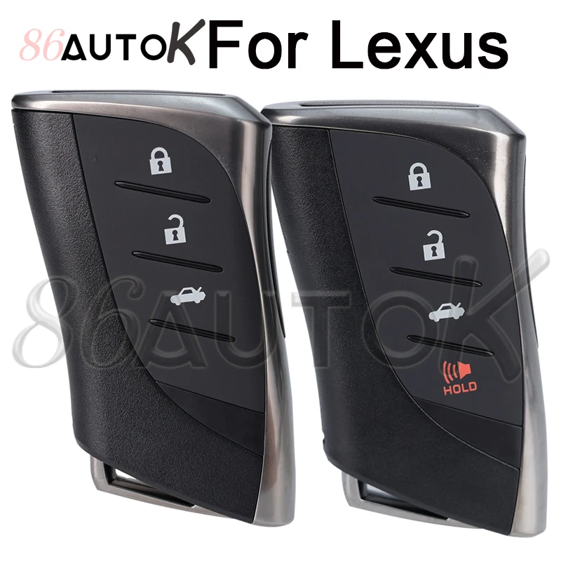 

Car Shell Housing Auto Smart Key Case for Lexus 2018-2020 ES350 LC500 LC500h LS500 LS500h GX460 LS500 UX250h 3/4 Buttons