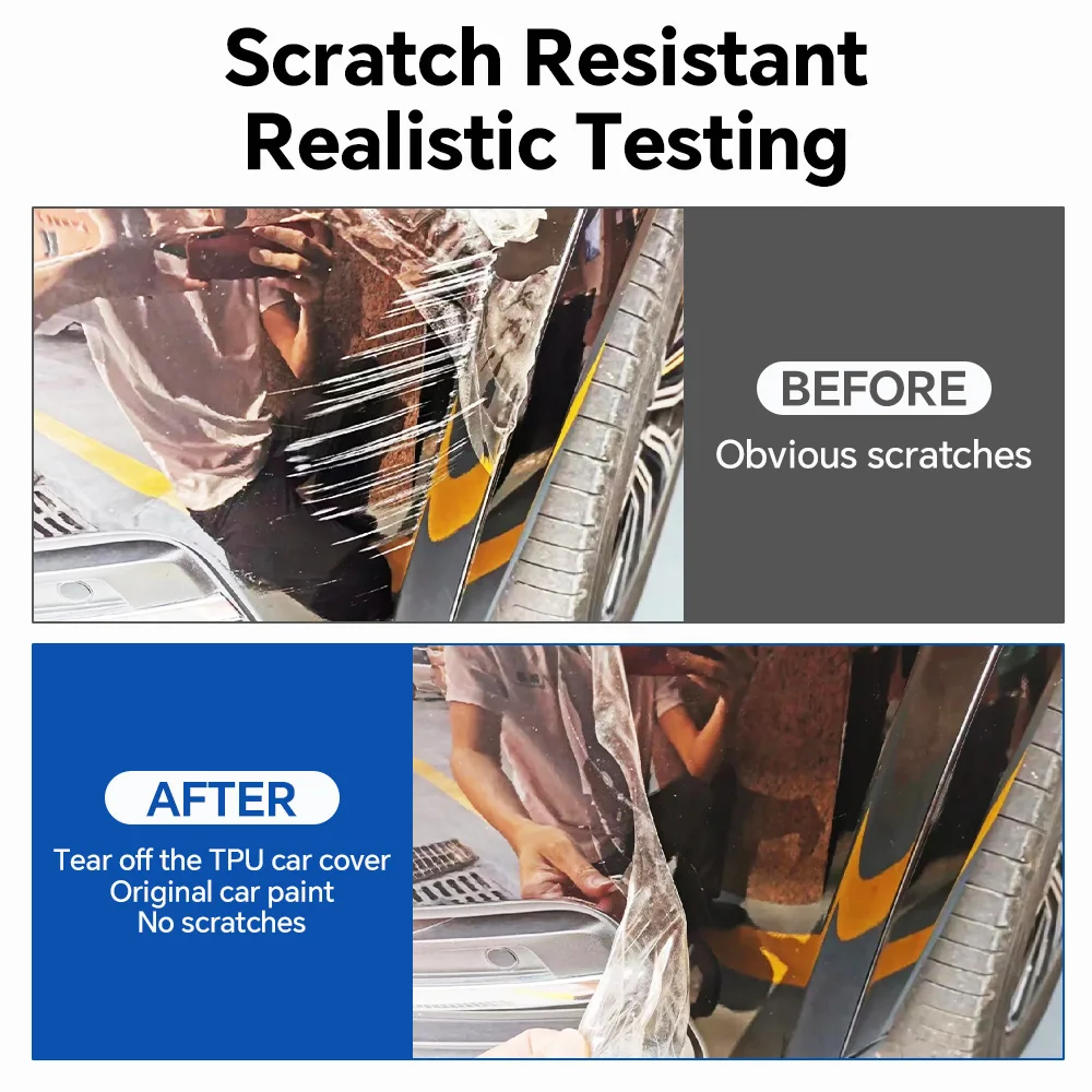For Polestar 4 2024 2025 Headlight A B Pillars Anti-Scratch Protective TPU Car Sticker Paint Protection Film PPF Transparent - Image 4