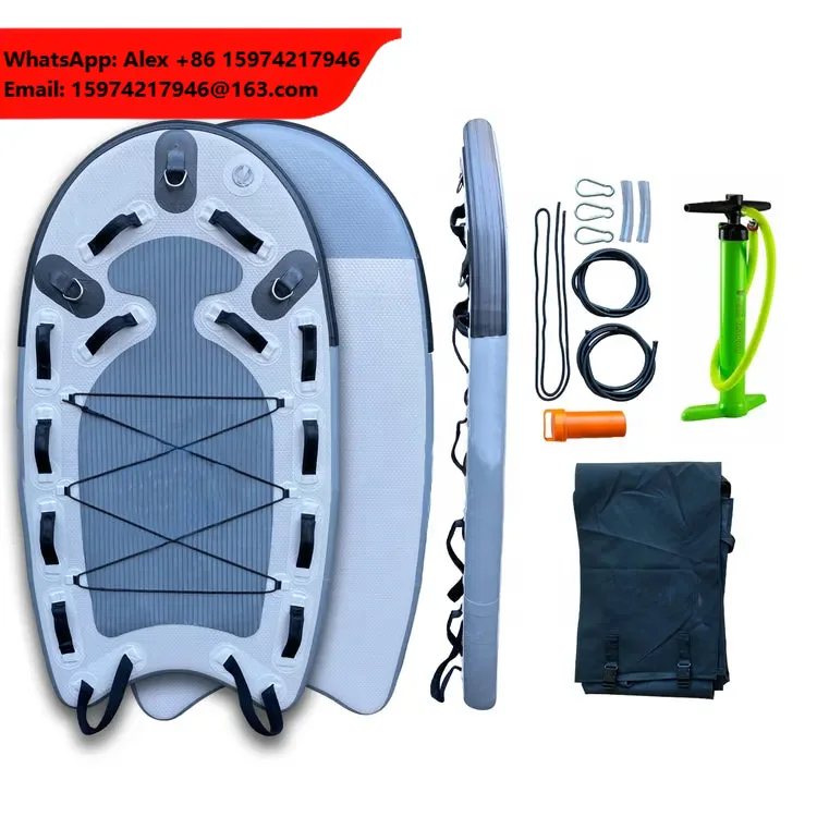 Surf Rescue Water Sport Platform Craft Inflatable Rescue Board Drop Stitch Inflatable Jet Ski Sled