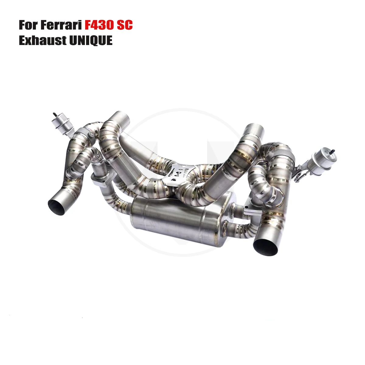 

UNIQUE For Ferrari f430 sc performance valve titanium exhaust system TC4 titanium alloy exhaust muffler