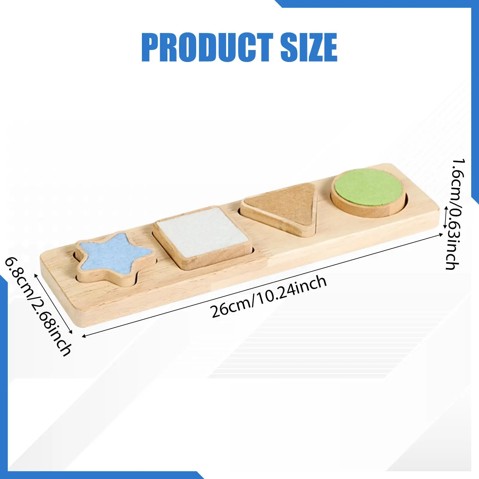 Jouets de Puzzle de forme, reconnaissance des couleurs, motricité Fine, Puzzle en bois pour enfants