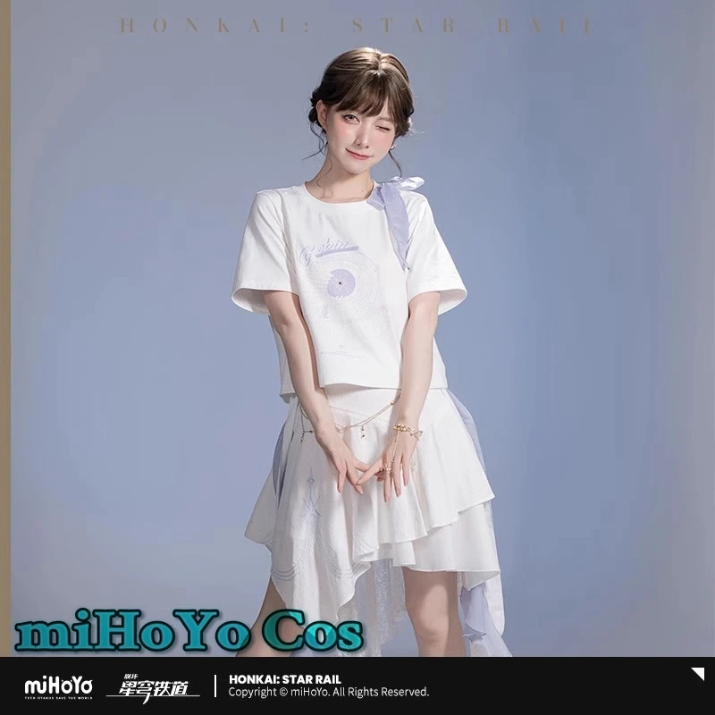 

[Genuine] Robin Half-skirt miHoYo Game Honkai Star Rail Cosplay Chain Accessories Skirt Anime Cartoon Character Costume Set