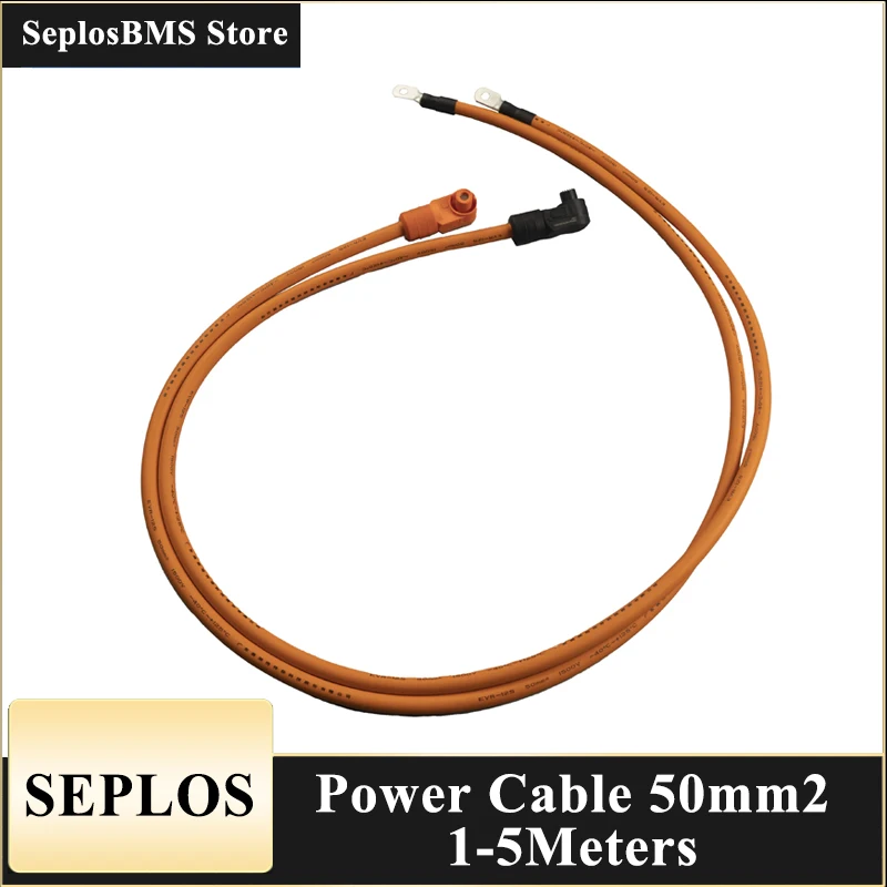 Seplos 280AH DIY Kits Power Cable Inverter Battery Energy Storage Connector Terminal Plug Copper Core Elbow Power Connector