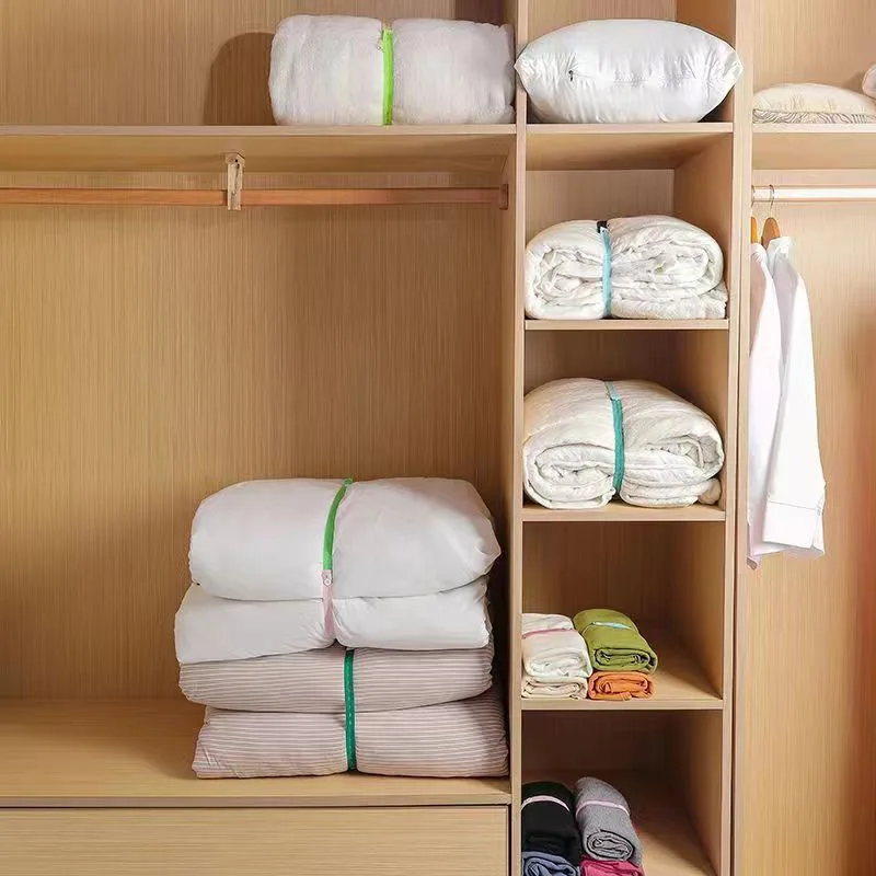 Clothes Organizer Storage Travel Classify Coil Bale Shirt T-Shirt Mat Storage Roll Binding Elastic Bandage Organizers